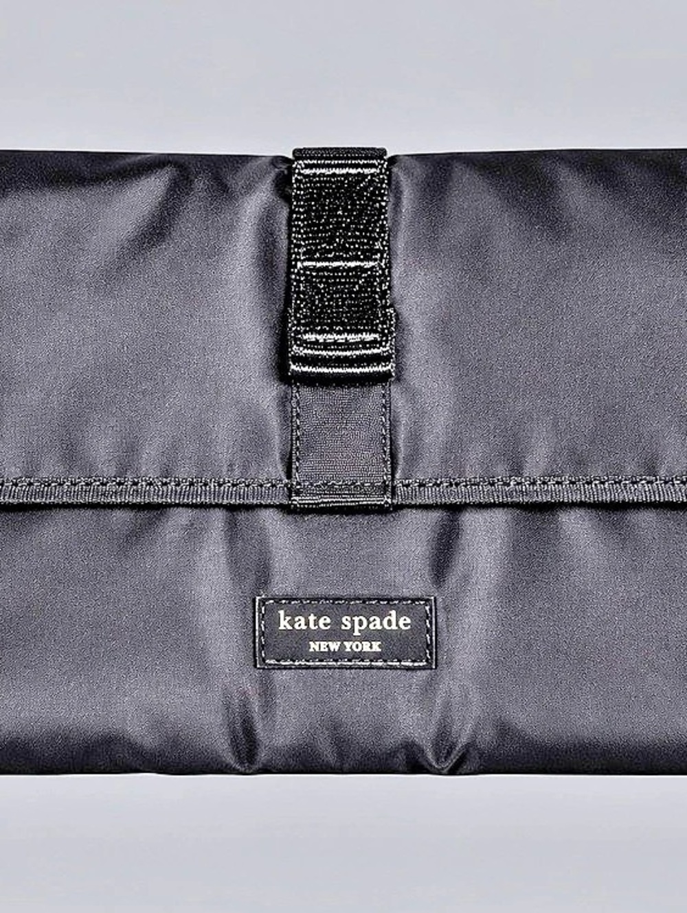 NWOT Kate Spade New York Black Red Foldable Baby Changing Pad Travel Mat